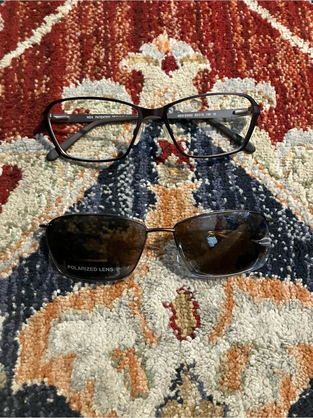 MDX Manhattan Design Studio Eyeglasses With Sunglasses Attachment Unisex